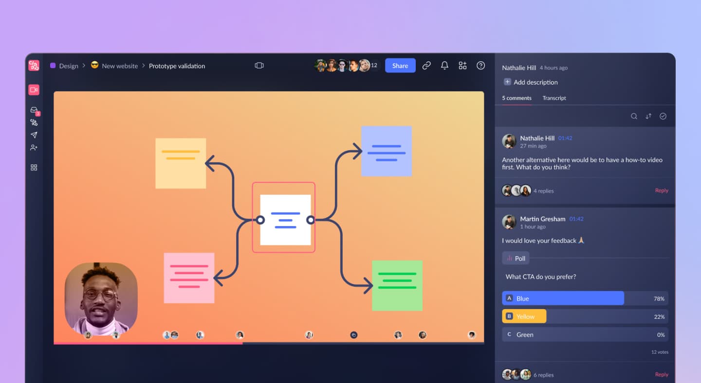 Claap screen recording