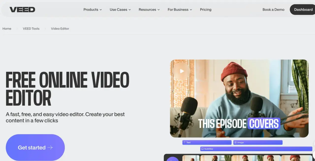 VEED screen recording